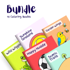 Big Bright Bundle – 15 Coloring Books