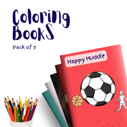 Happy Huddle – 5 Coloring Books